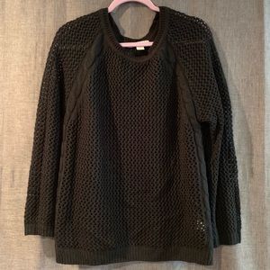Oversized Pullover Open Knit Sweater